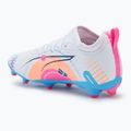 PUMA Ultra 5 Match Vol. Up FG/AG Jr children's football boots puma white/luminous blue 2