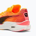 Men's PUMA Deviate Nitro Elite 3 fire sun stream/sunset glow running shoes 6