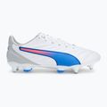 PUMA King Pro MxSG men's football boots puma white/bluemazing/flat light grey/sunset glow 2