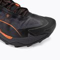 Men's PUMA Explore Nitro Mid Gore-Tex hiking boots puma black/gray skies/flame flicker 7