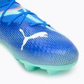 PUMA Future 7 Pro FG/AG Jr children's football boots bluemazing/puma white/electric peppermint 7