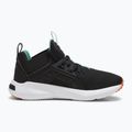 PUMA Softride Enzo NXT Jr children's shoes puma black / jade frost 2