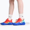 PUMA Genetics Marcus Smart men's basketball shoes royal sapphire/red blast 4