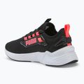 PUMA Retaliate 3 running shoes puma black/puma white/sunset glow 3