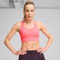 PUMA PWRbreathe Run sunset glow training bra 3