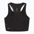 Women's running top PUMA Run Ultraspun Crop puma black/ fireglow 2