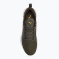 PUMA Flyer Runner dark olive/puma black/sunset stream running shoe 5