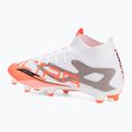 Men's football boots PUMA Ultra 5 Match+ FG/AG puma white/puma black/glowing red 3