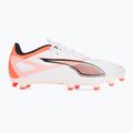 PUMA Ultra 5 Play FG/AG football boots puma white/puma black/glowing red 2