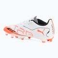 PUMA Ultra 5 Play FG/AG football boots puma white/puma black/glowing red 3