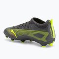 PUMA Ultra 5 Match FG/AG Jr children's football boots matte aged silver/yellow alert/puma aged silver 3