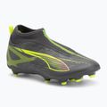 PUMA Ultra 5 Match+ LL FG/AG Jr matte aged silver/yellow alert/puma aged silver children's football boots