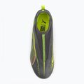 PUMA Ultra 5 Match+ LL FG/AG Jr matte aged silver/yellow alert/puma aged silver children's football boots 5