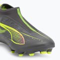 PUMA Ultra 5 Match+ LL FG/AG Jr matte aged silver/yellow alert/puma aged silver children's football boots 7