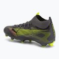Men's football boots PUMA Ultra 5 Match+ FG/AG matte aged silver/yellow alert/puma aged silver 3