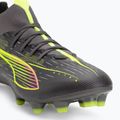 Men's football boots PUMA Ultra 5 Match+ FG/AG matte aged silver/yellow alert/puma aged silver 7
