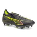 Men's football boots PUMA Ultra 5 Match MxSG matte aged/yellow alert/puma aged silver