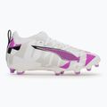 Children's football shoes PUMA Ultra 5 Match Forever FG/AG Jr puma white/pure magenta/feather gray/puma black 2