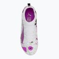 Children's football shoes PUMA Ultra 5 Match Forever FG/AG Jr puma white/pure magenta/feather gray/puma black 5