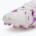 Children's football shoes PUMA Ultra 5 Match Forever FG/AG Jr puma white/pure magenta/feather gray/puma black 7