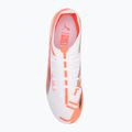 Men's football boots PUMA Ultra 5 Match FG/AG puma white/puma black/glowing red 5