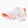 PUMA Ultra 5 Match+ LL FG/AG Jr children's football boots puma white/puma black/glowing red 3