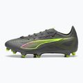 PUMA men's football boots Ultra 5 Match FG/AG matte aged silver/yellow alert/puma aged silver
