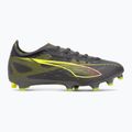 PUMA men's football boots Ultra 5 Match FG/AG matte aged silver/yellow alert/puma aged silver 2