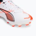 PUMA Ultra 5 Play FG/AG Jr children's football boots puma white/puma black/glowing red 7