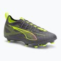 PUMA Ultra 5 Pro FG/AG Jr matte aged silver/yellow alert/sun struck children's football boots