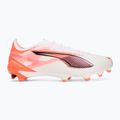 Men's PUMA Ultra 5 Ultimate FG football boots puma white/puma black/glowing red 2