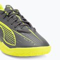 PUMA Ultra 5 Play IT Jr children's football boots matte aged silver/yellow alert/puma aged silver 7