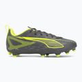 PUMA Ultra 5 Play FG/AG Jr matte aged silver/yellow alert/puma aged silver children's football boots 2