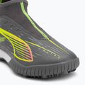Children's football boots PUMA Ultra 5 Match+ LL TT + Mid Jr matte aged silver/yellow alert/puma aged silver 7