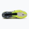 Men's football shoes PUMA King Ultimate Forever FG/AG feather gray/electric lime/puma white/flat light gray 4
