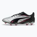 Men's football boots PUMA King Pro FG/AG puma silver/puma black/sun struck/puma white