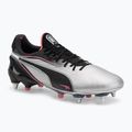 Men's football boots PUMA King Ultimate MxSG puma silver/puma black/sun struck/puma white