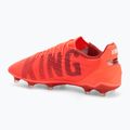 Men's football boots PUMA King Match FG/AG glowing red/puma white/red fire 3