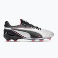 Men's football boots PUMA King Ultimate FG/AG puma silver/puma black/sun struck/puma white 2