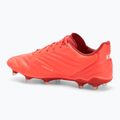 Men's football boots PUMA King Pro FG/AG glowing red/puma white/red fire 3