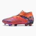 Men's football shoes PUMA Future 8 Ultimate Creativity FG orange poppy/dark amethyst/electric peppermint/black 8