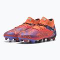Men's football shoes PUMA Future 8 Ultimate Creativity FG orange poppy/dark amethyst/electric peppermint/black 9