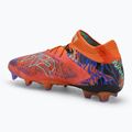 Men's football shoes PUMA Future 8 Ultimate Creativity FG orange poppy/dark amethyst/electric peppermint/black 3