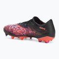Men's football boots PUMA Future 8 Match Low FG/AG puma black/ puma white/ glowing red 3