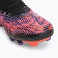 Men's football boots PUMA Future 8 Match Low FG/AG puma black/ puma white/ glowing red 7