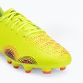 Children's football boots PUMA Future 8 Play FG/AG Jr yellow alert/puma black/sun struck 7