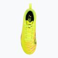 PUMA Future 8 Play TT yellow alert/ puma black/ sun struck Children's football boots 5