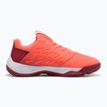 PUMA Accelerate Jr children's handball shoes glowing red/white/dark crimson/black 8