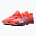 PUMA Accelerate Nitro SQD men's shoes glowing red / puma white / dark crimson 3