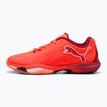 PUMA Vantage Nitro handball shoes glowing red / puma white / dark crimson / puma black 8